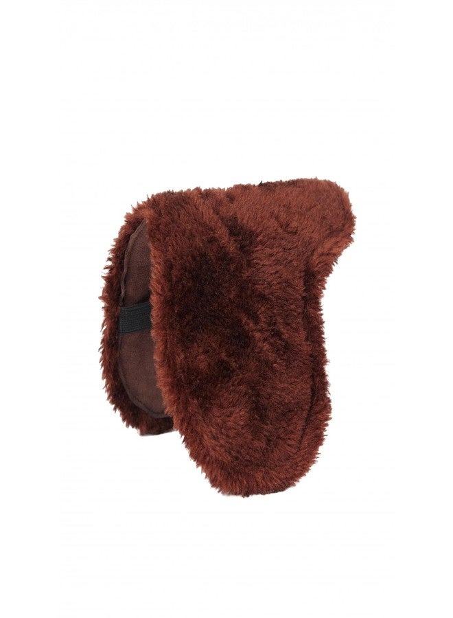 LeMieux Toy Pony Showing Numnah for Toy Pony - Soft Suede & Cotton Lining - Suitable for Ages 3 Years + - Gift for Kids - Brown - Image 2